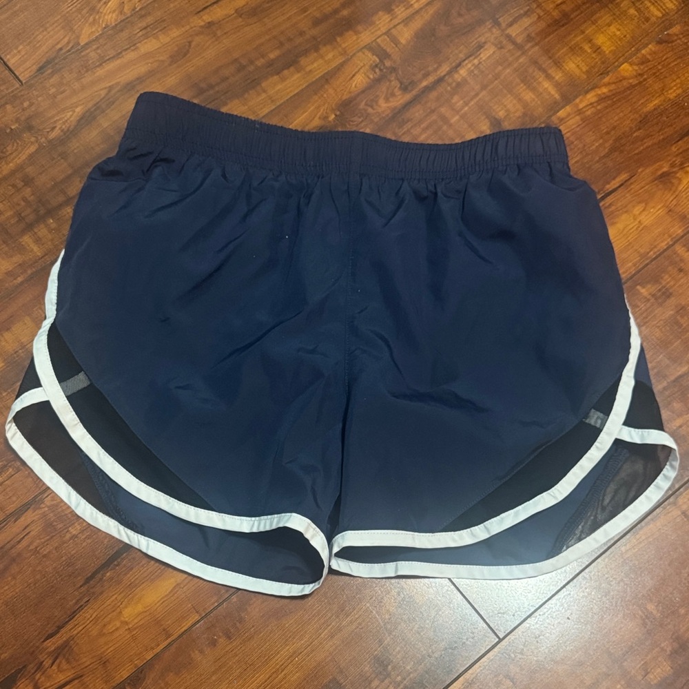 Women's Navy Blue Athletic Shorts